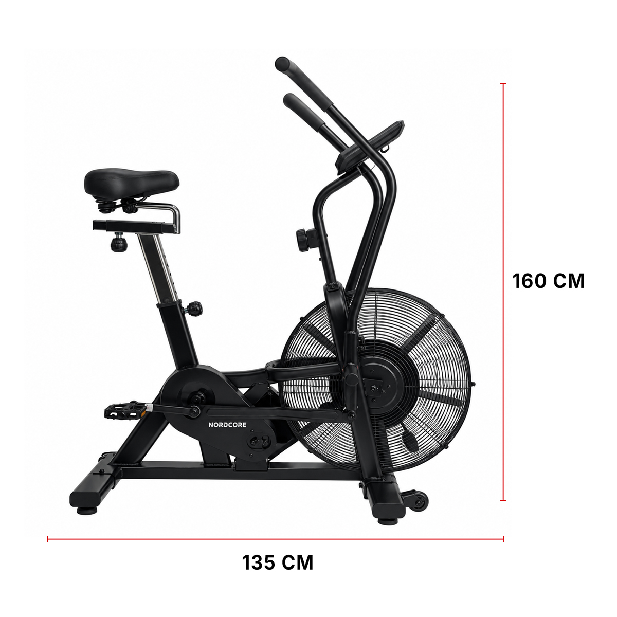 Nordcore Air Bike Pro 700 Luftmotståndscykel