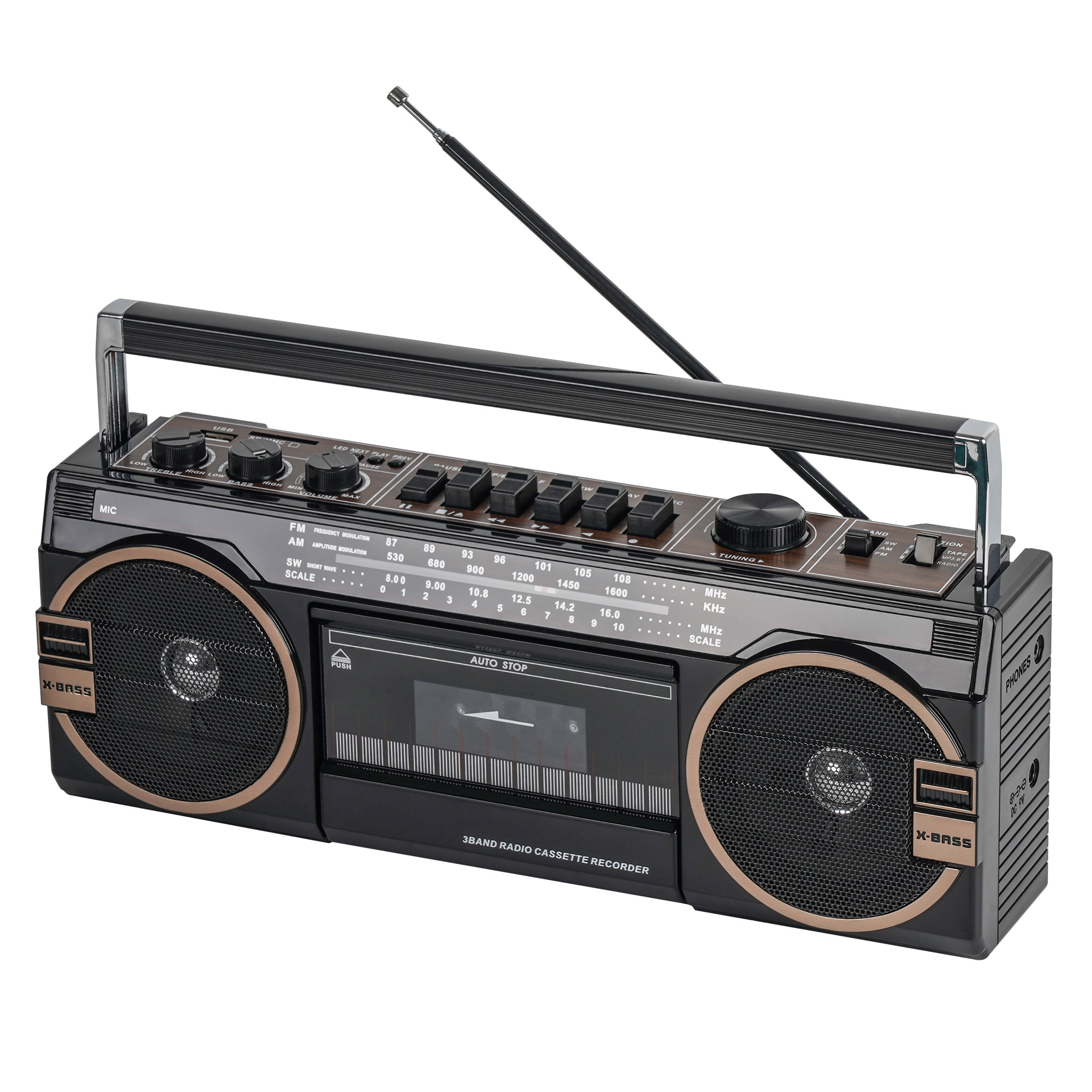Lykke kasečiū grotuvas Retro Bluetooth