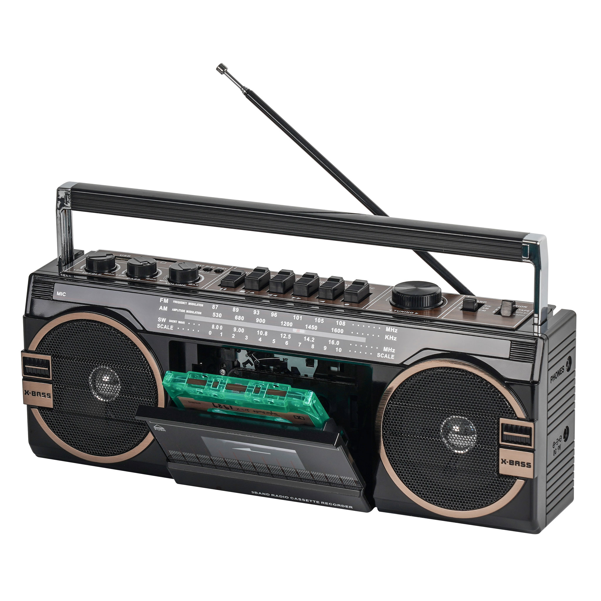 Lykke Retro Bluetooth kasešu atskaņotājs