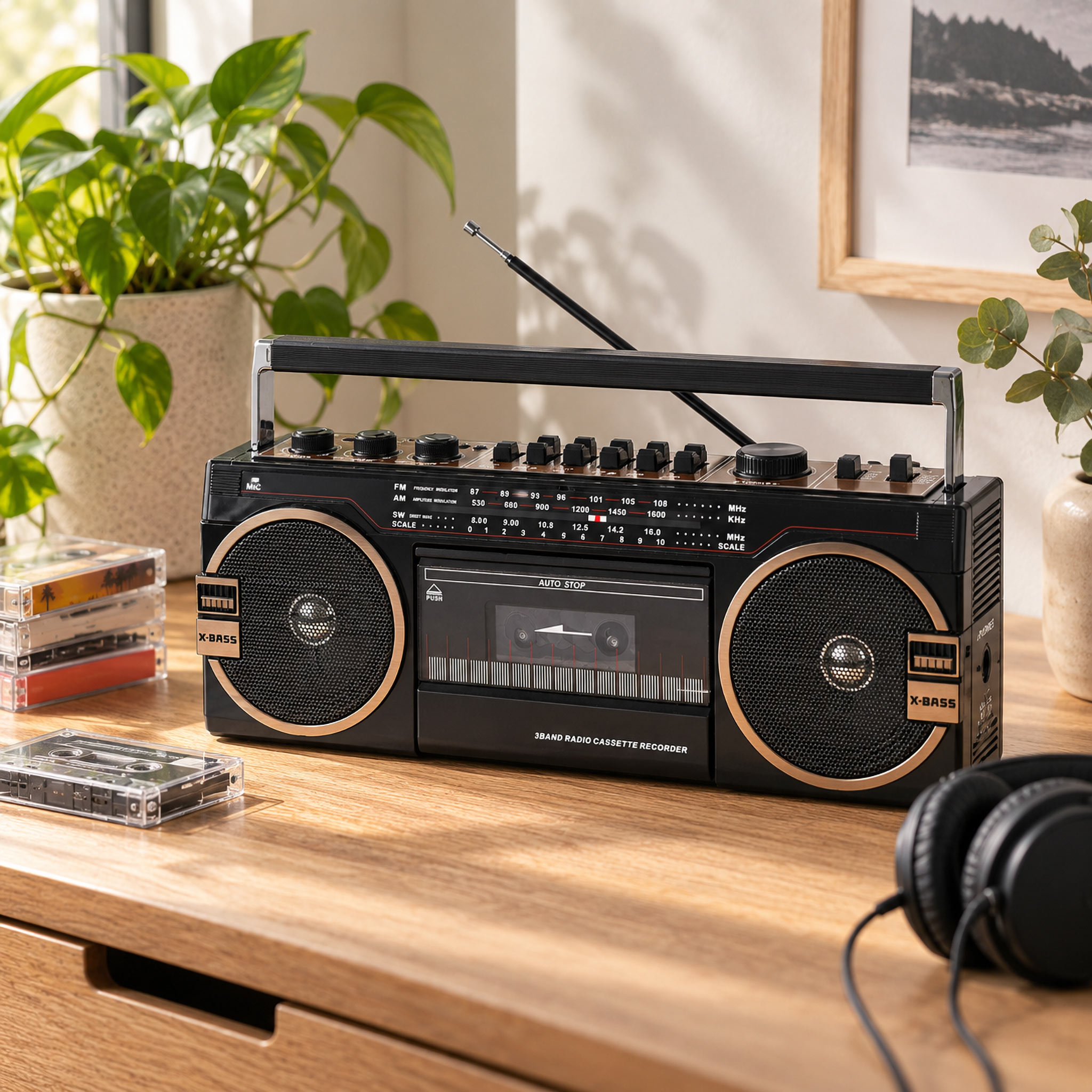 Lykke Cassette Player Retro Bluetooth