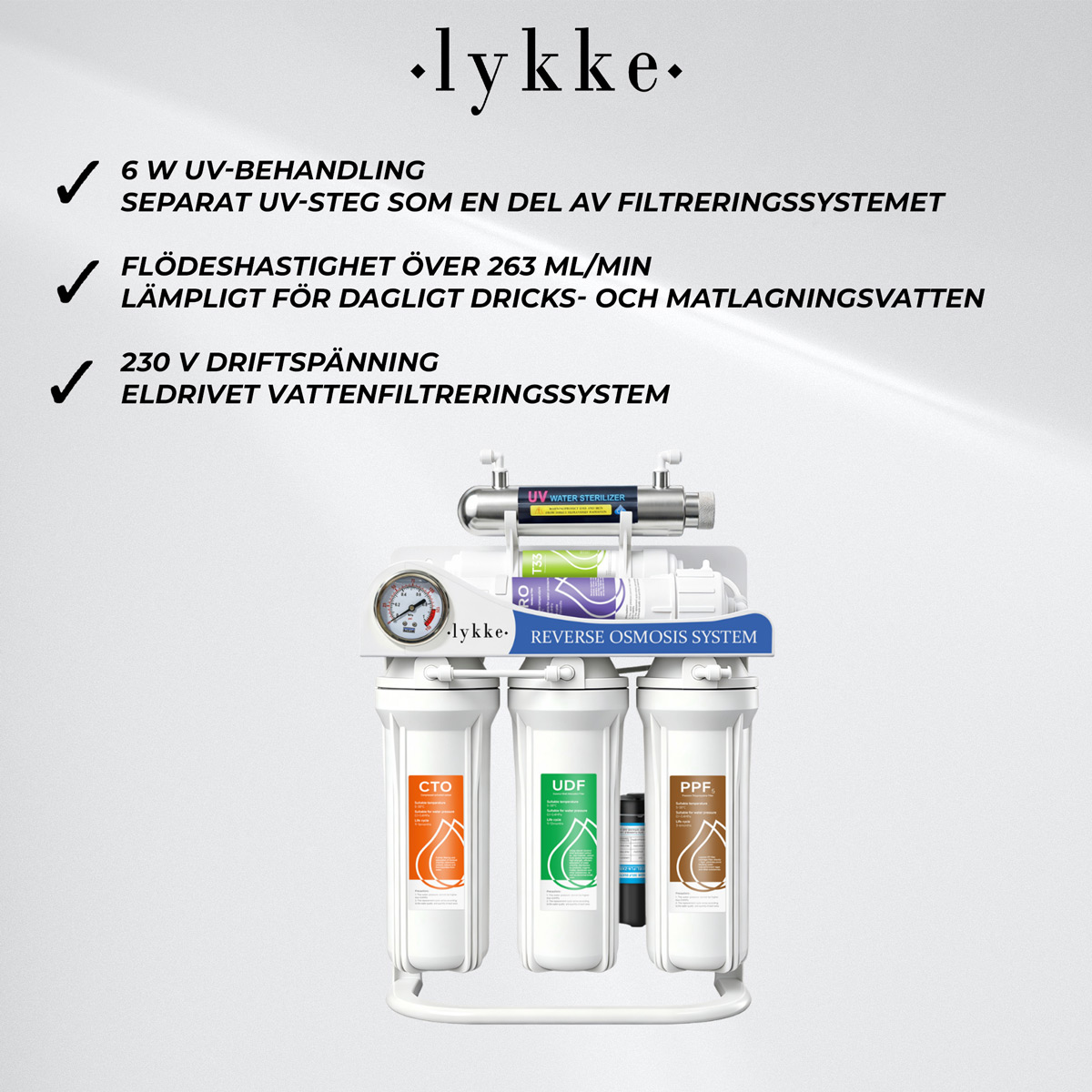 Lykke Omvänd Osmos System Premium