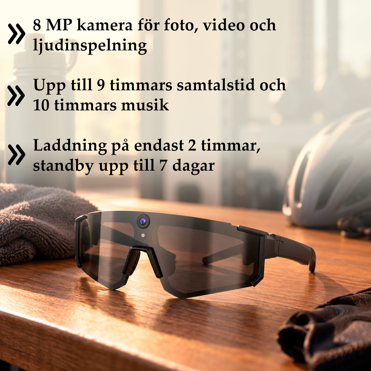 Kuura Smarta Glasögon Sport