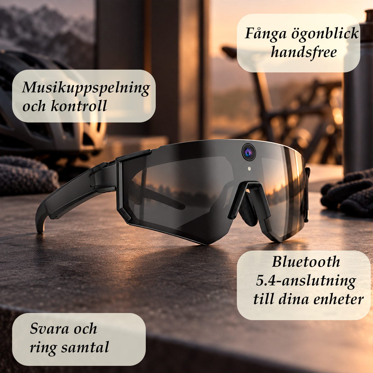 Kuura Smarta Glasögon Sport