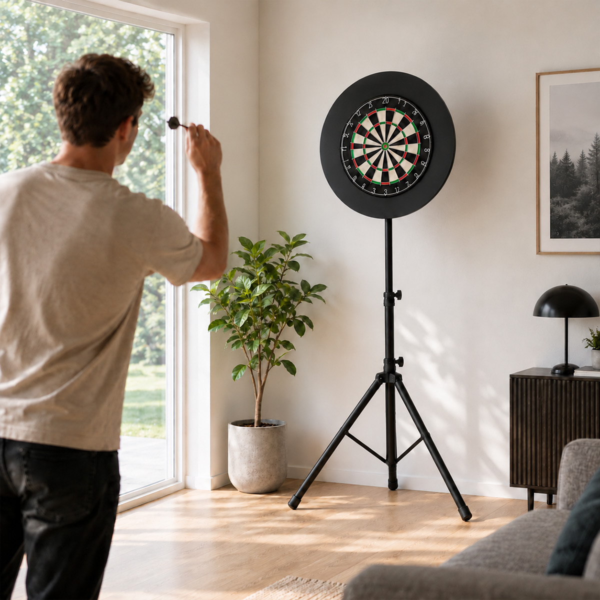 React Dartboard + Surround + Stand