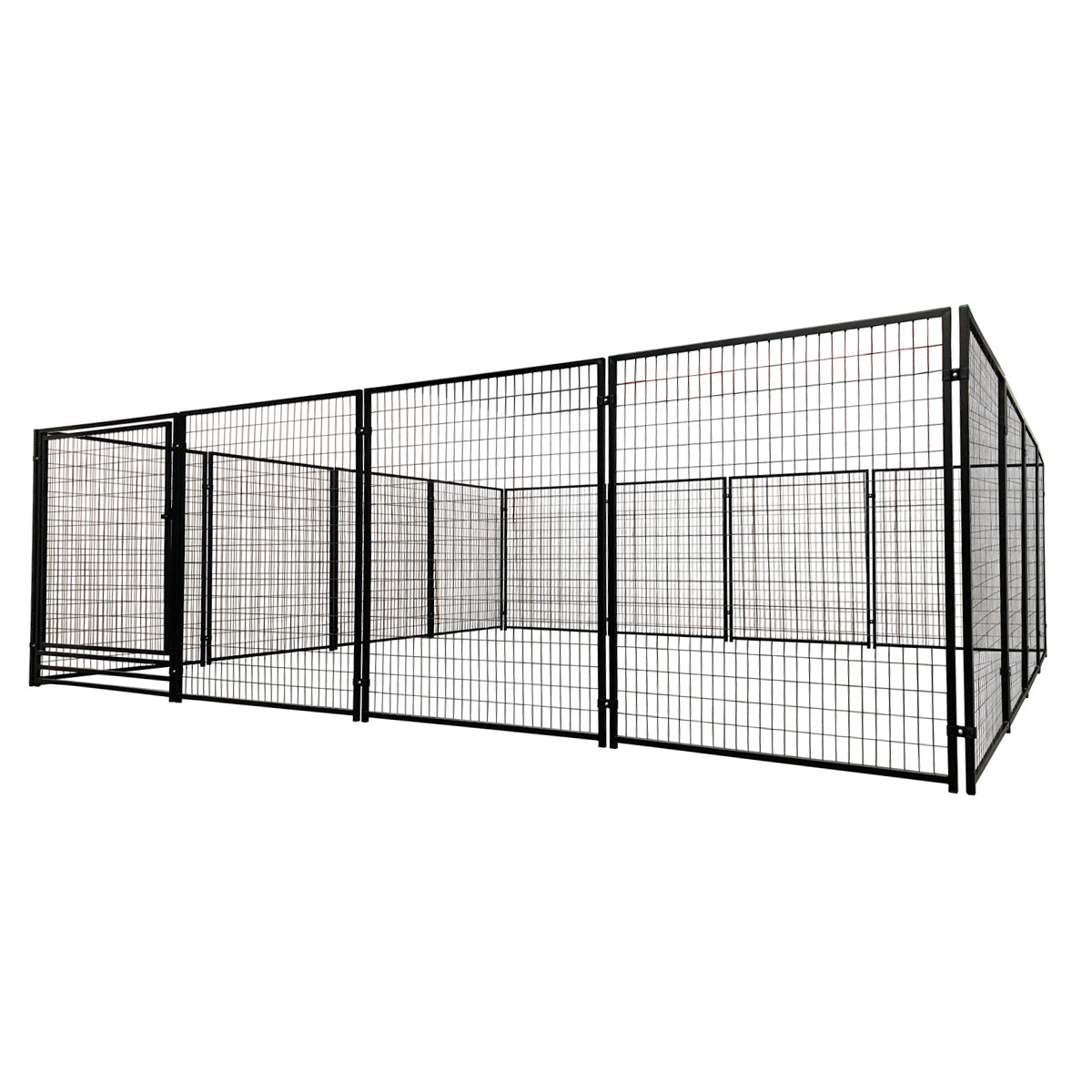 Trekker voljeras šunims 6x6x1,83m, juodas