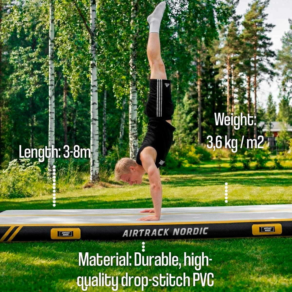 AirTrack Nordic Carbon, 3-8m