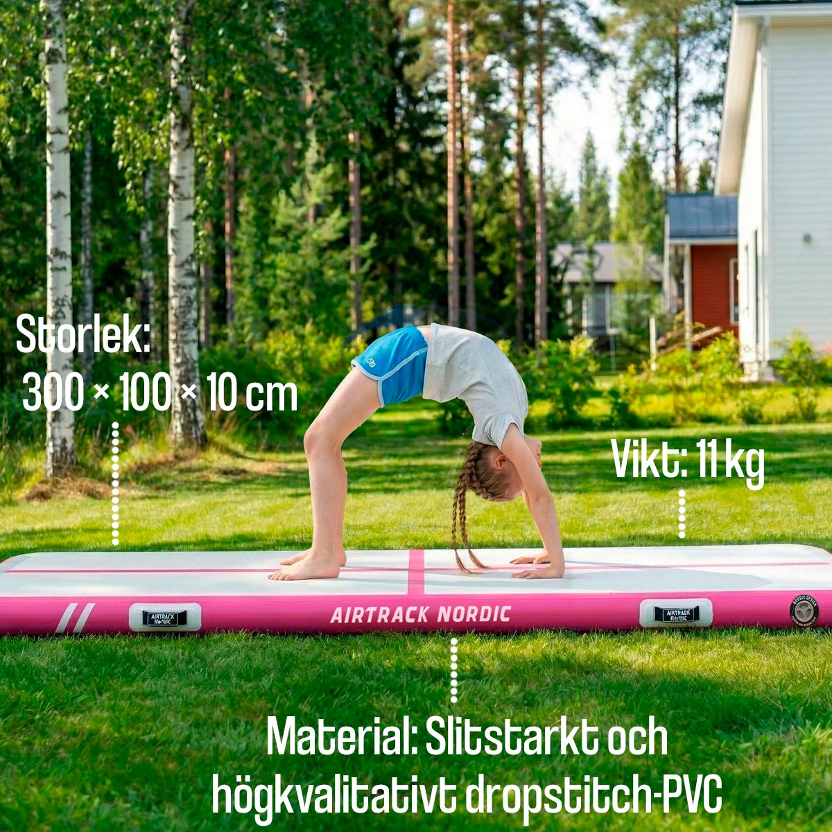 AirTrack Nordic Home 3m Luftvoltbana