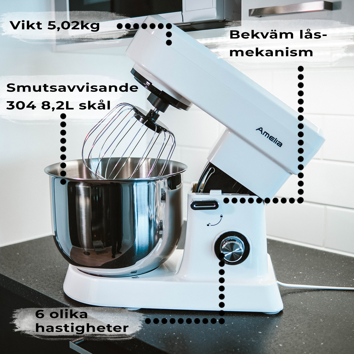 Amelia Köksassistent M8200 Pulse 8,2L
