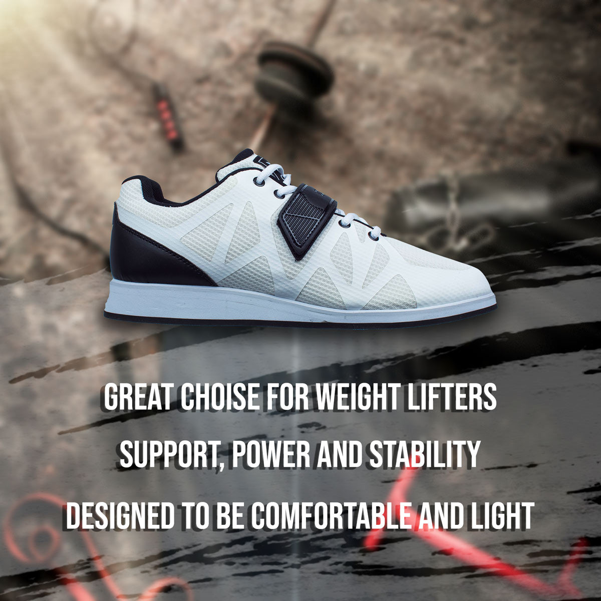 Core Weightlifting Shoes, white