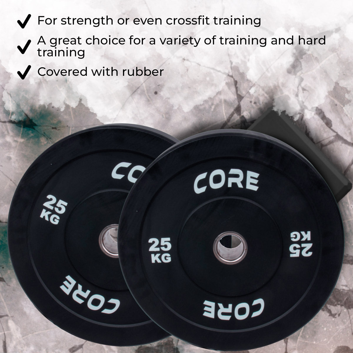 Core Weight Plate Bumper (5-25kg), pair