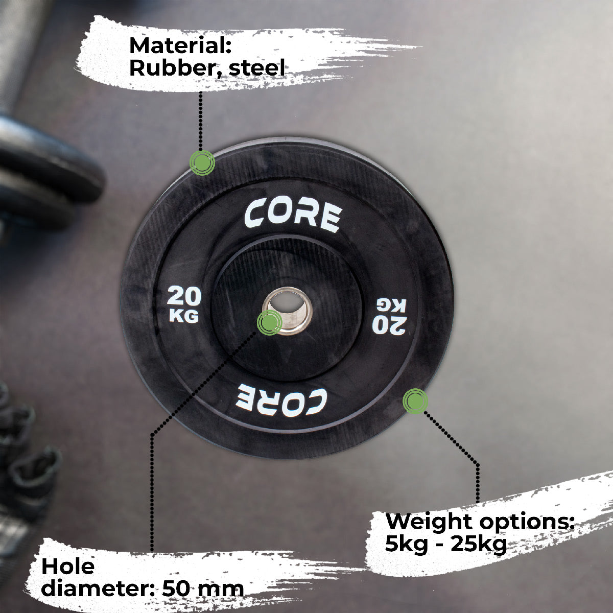 Core Weight Plate Bumper