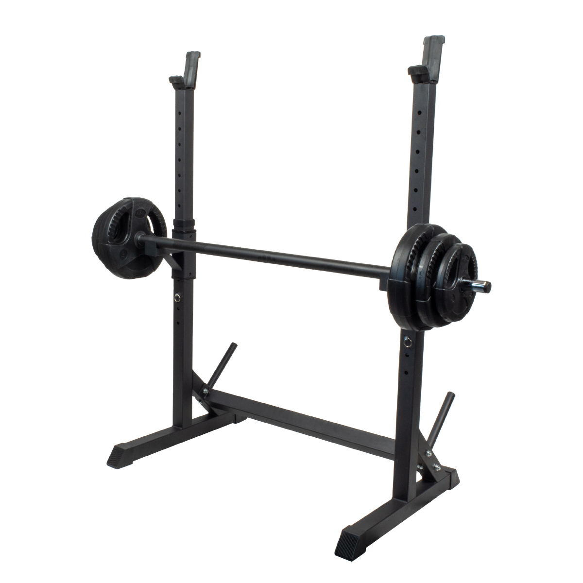 Nordcore Half Rack Core skivstångsställning 107x60x150 cm, Svart