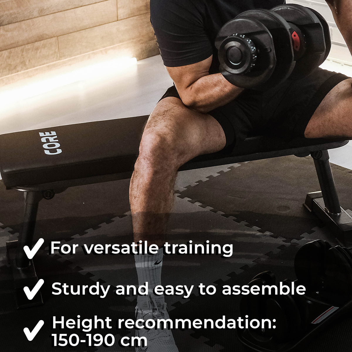 Core Flat Bench