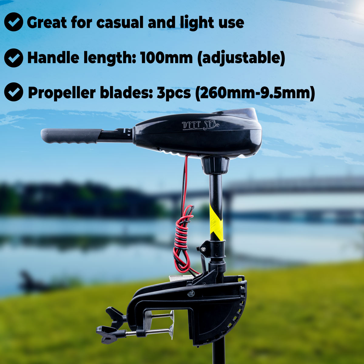 Deep Sea Electric Outboard Motor 60lbs