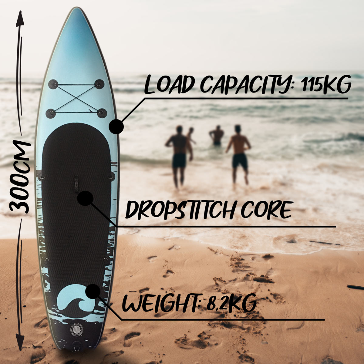Deep Sea SUP Board Set Flow 300cm