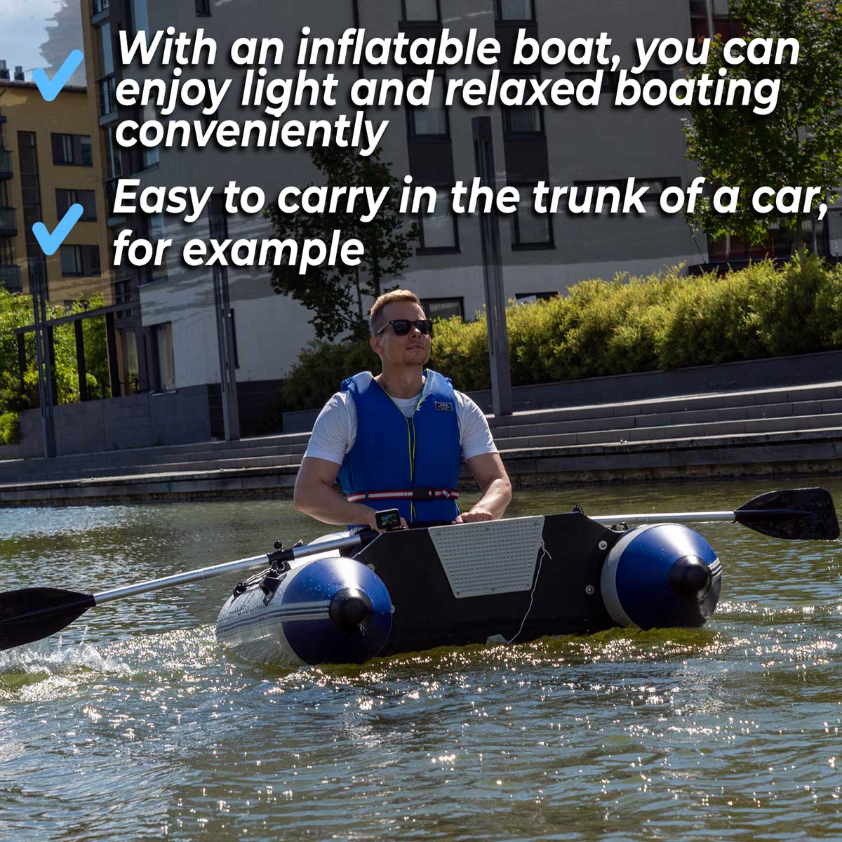 Deep Sea Inflatable Boat Pro, 2 person