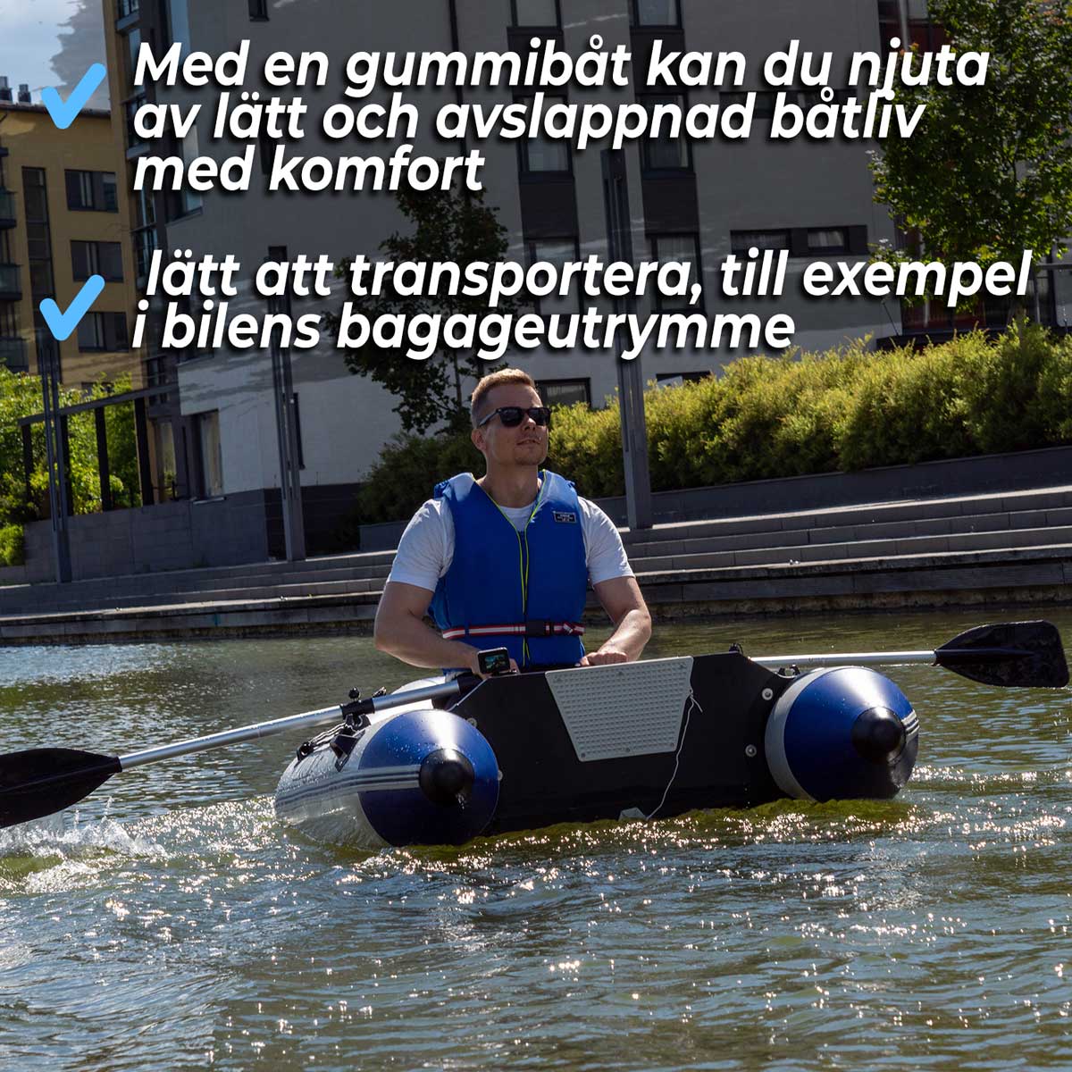Deep Sea Gummibåt Pro, 2 personer