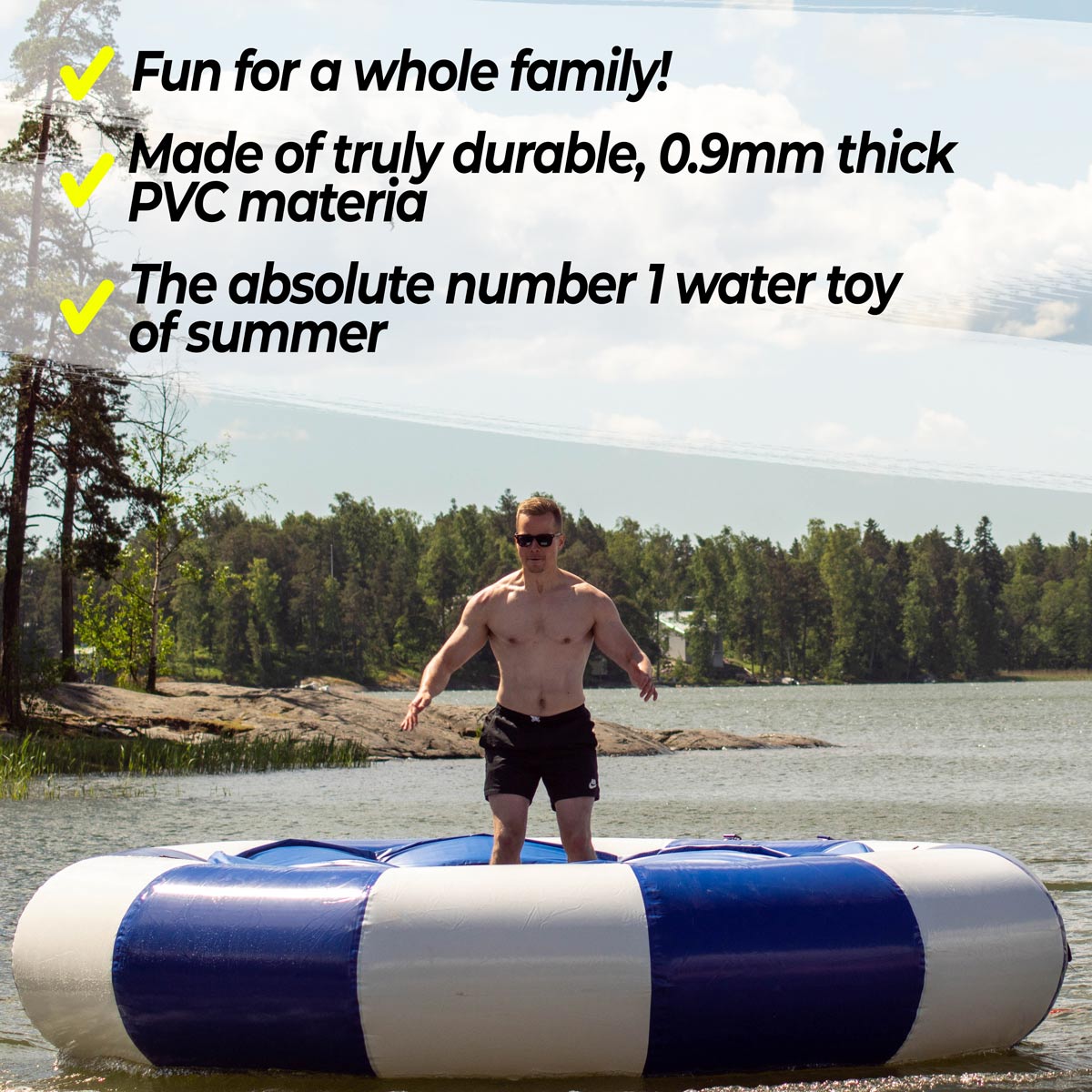 Deep Sea Water Trampoline Deluxe 6m