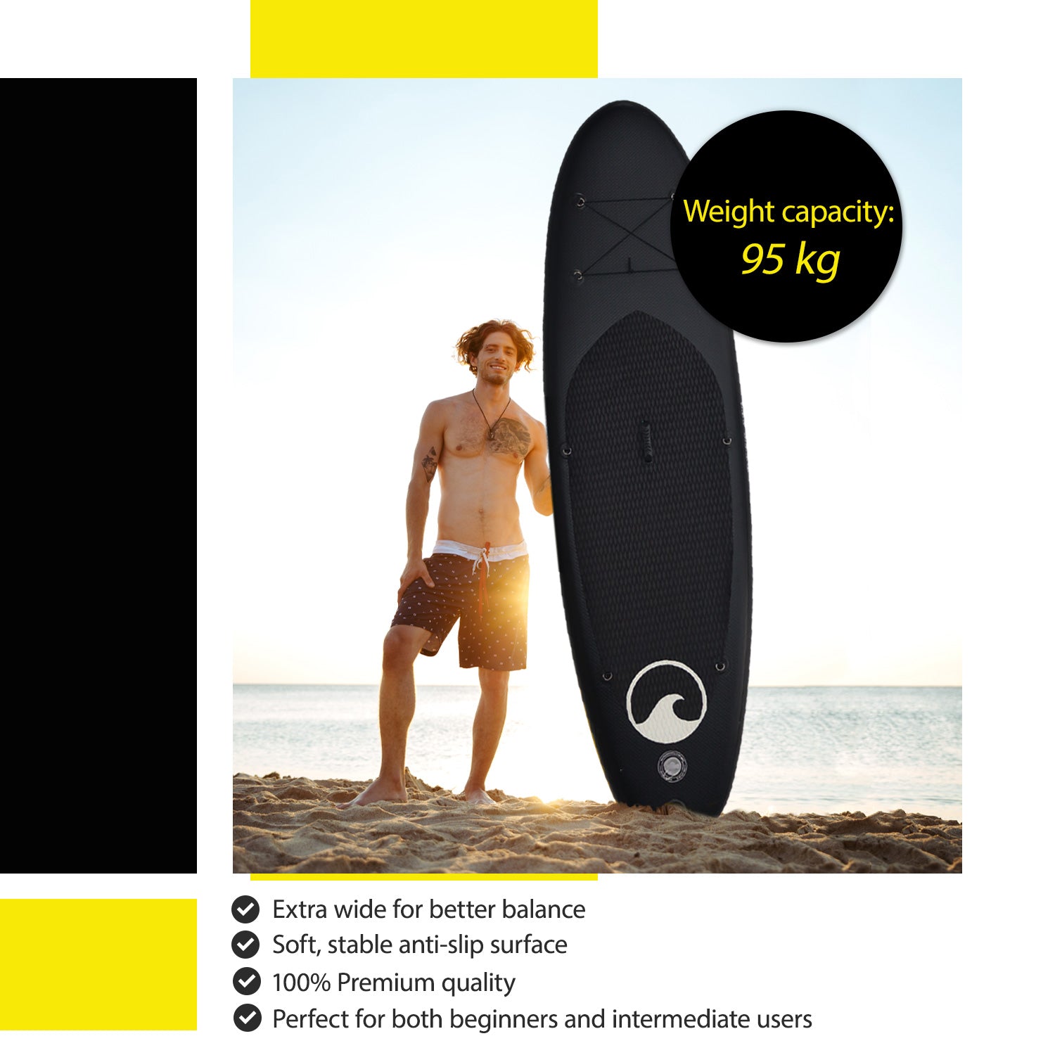 Deep Sea SUP Board Set Standard (275cm), black