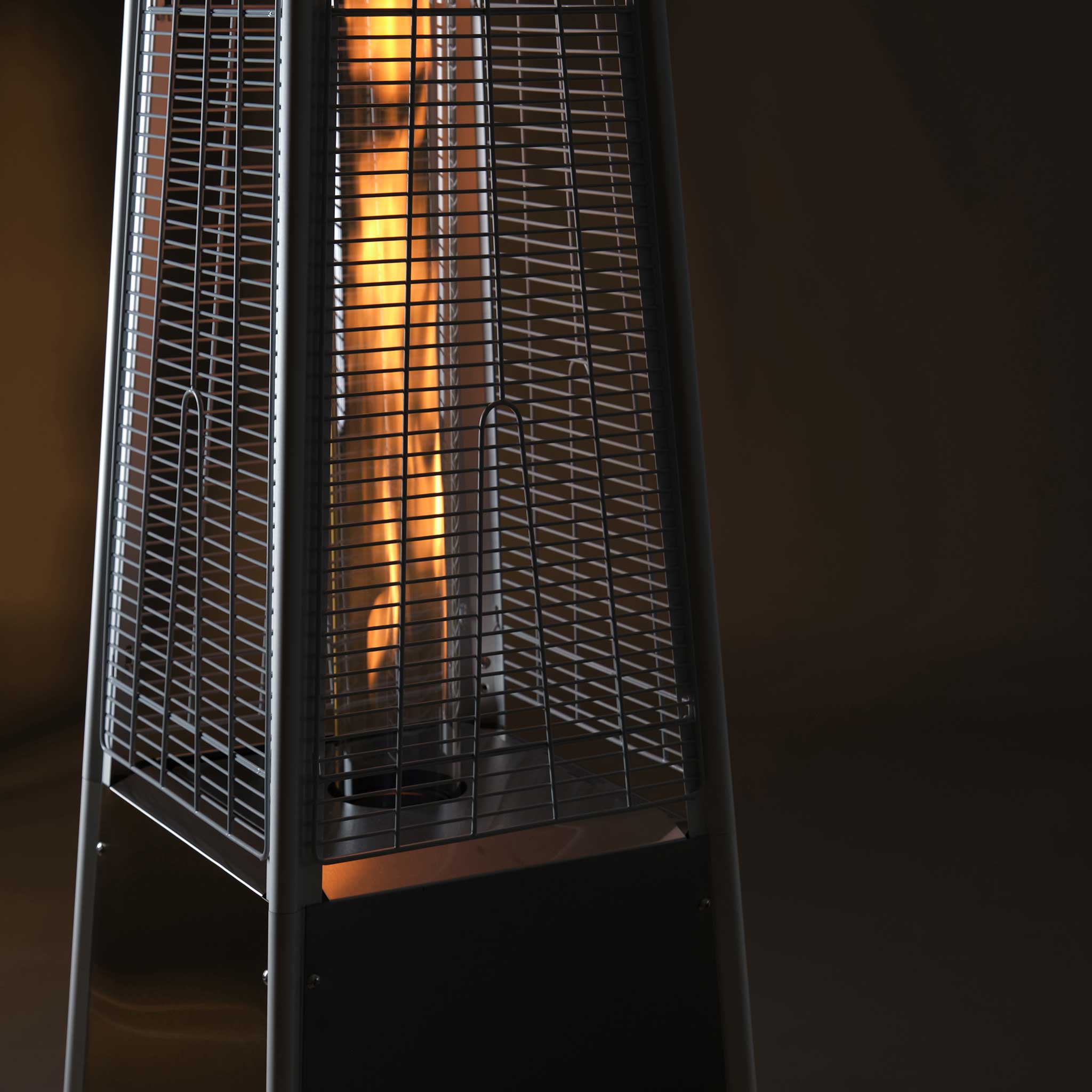 Fornorth Patio Heater Pyramid 13kW gas powered, stainless steel