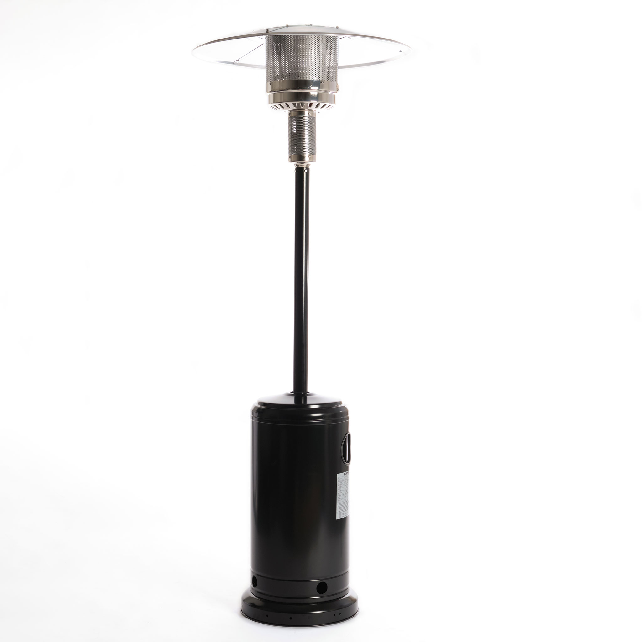 Fornorth Chauffage d'extérieur Stand Patio 13kW alimenté au gaz, noir