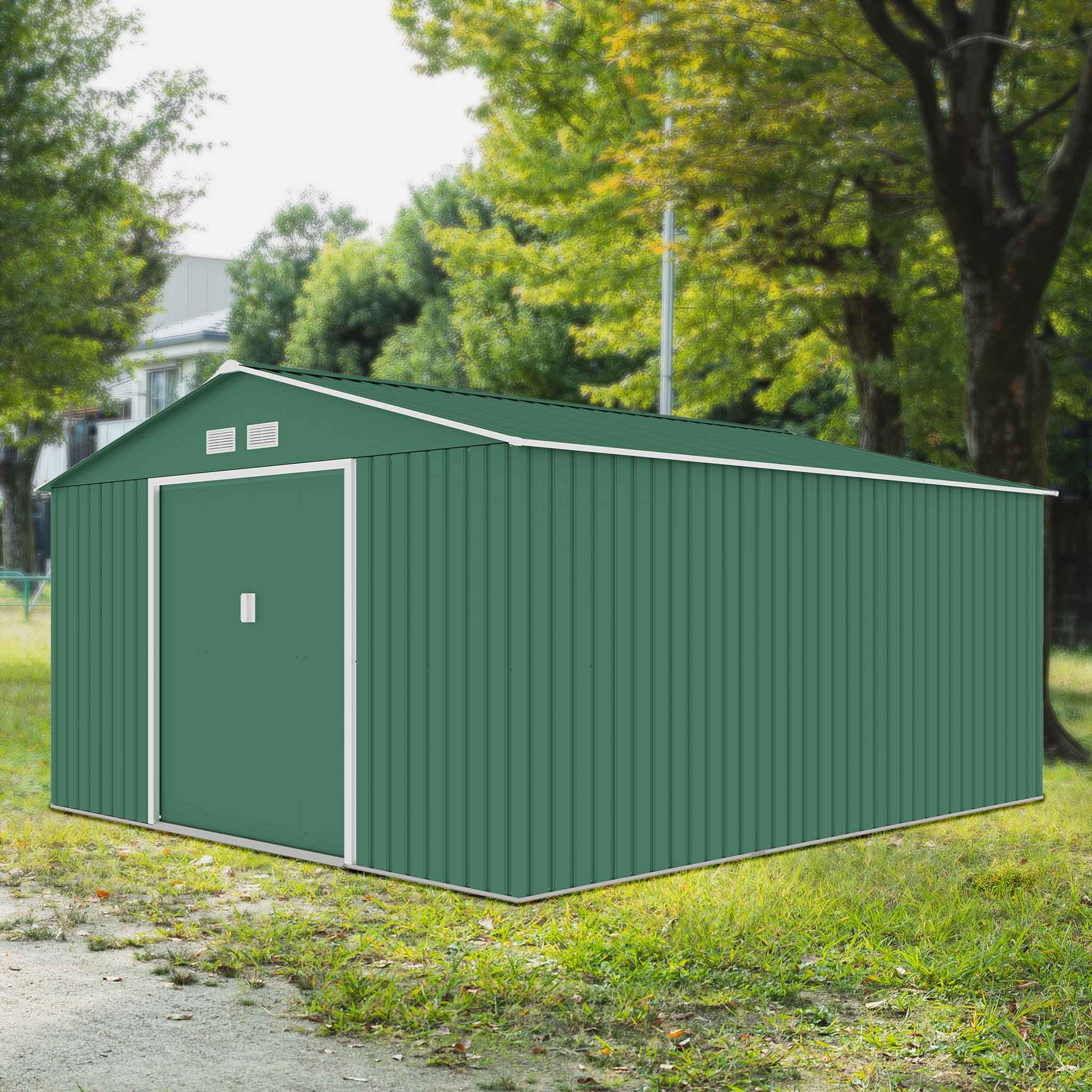 Fornorth förråd, 12.99m2, grön