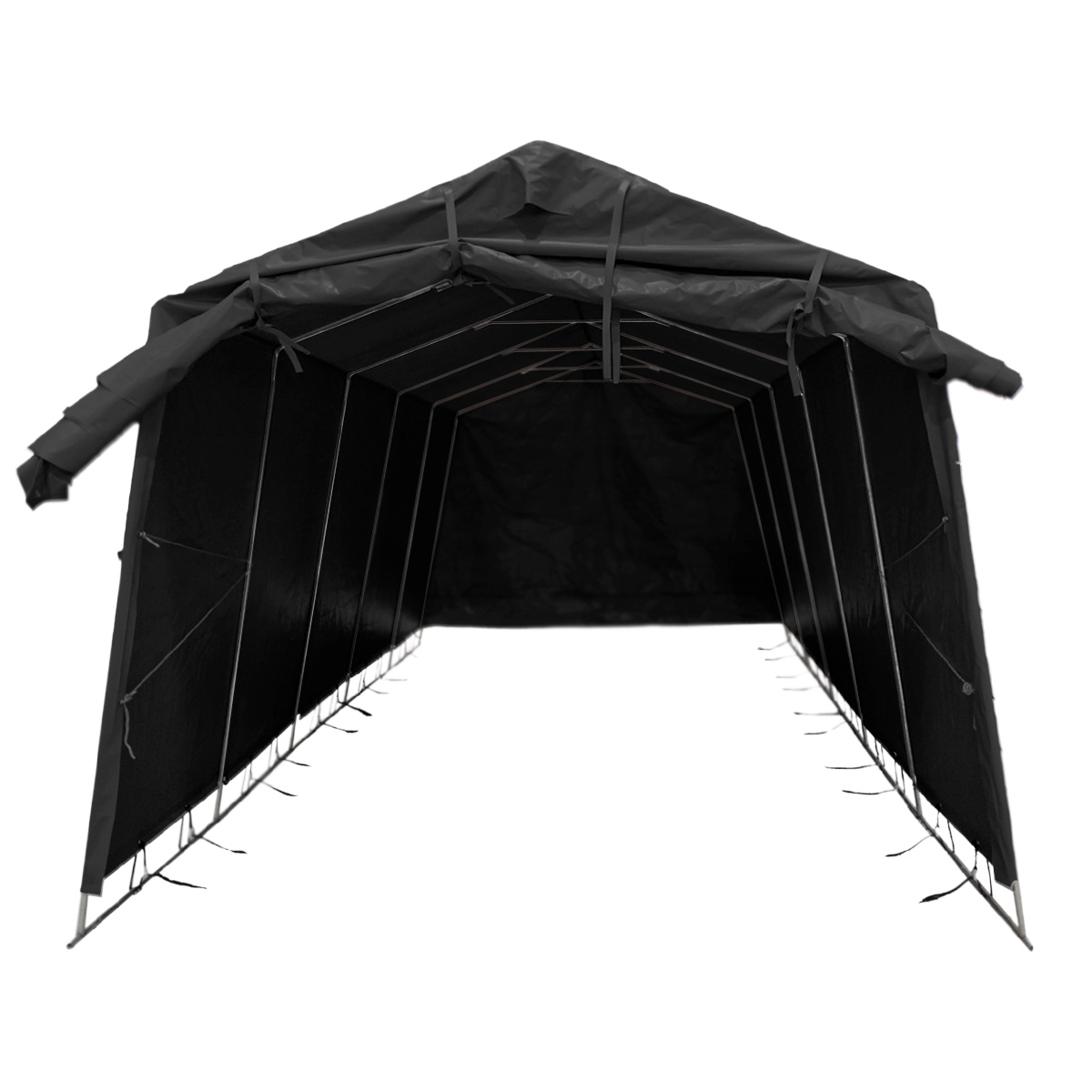 Fornorth Tente garage 2x3m, noir