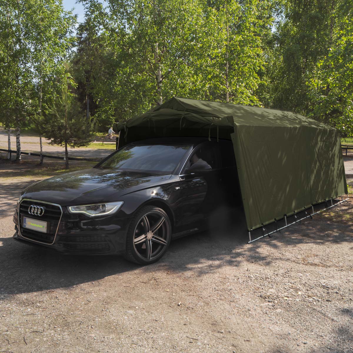 Fornorth Tente garage 2x3m, Vert armée