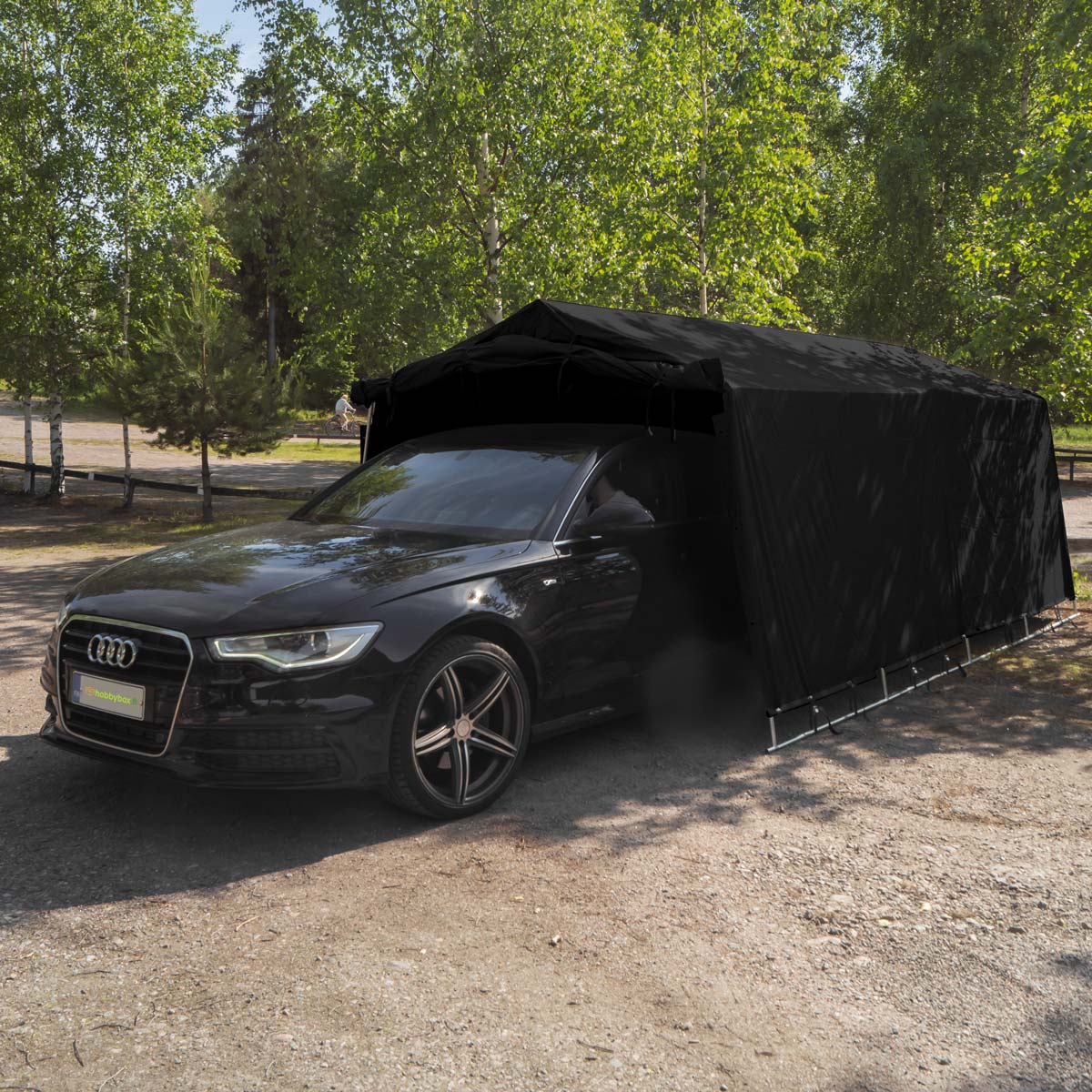 Fornorth Tente garage 2x3m, noir