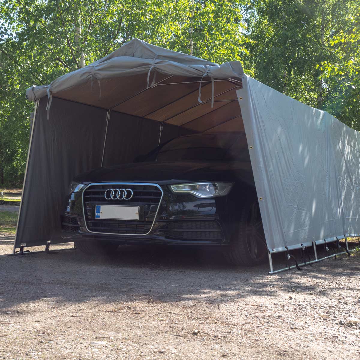 Fornorth Garagetält 3,2x6m, ljusgrått