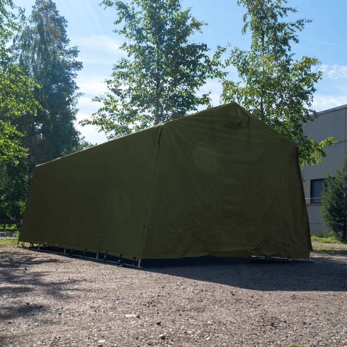 Fornorth Pārnēsājama Garāža 3.2x6m, Armijas zaļa