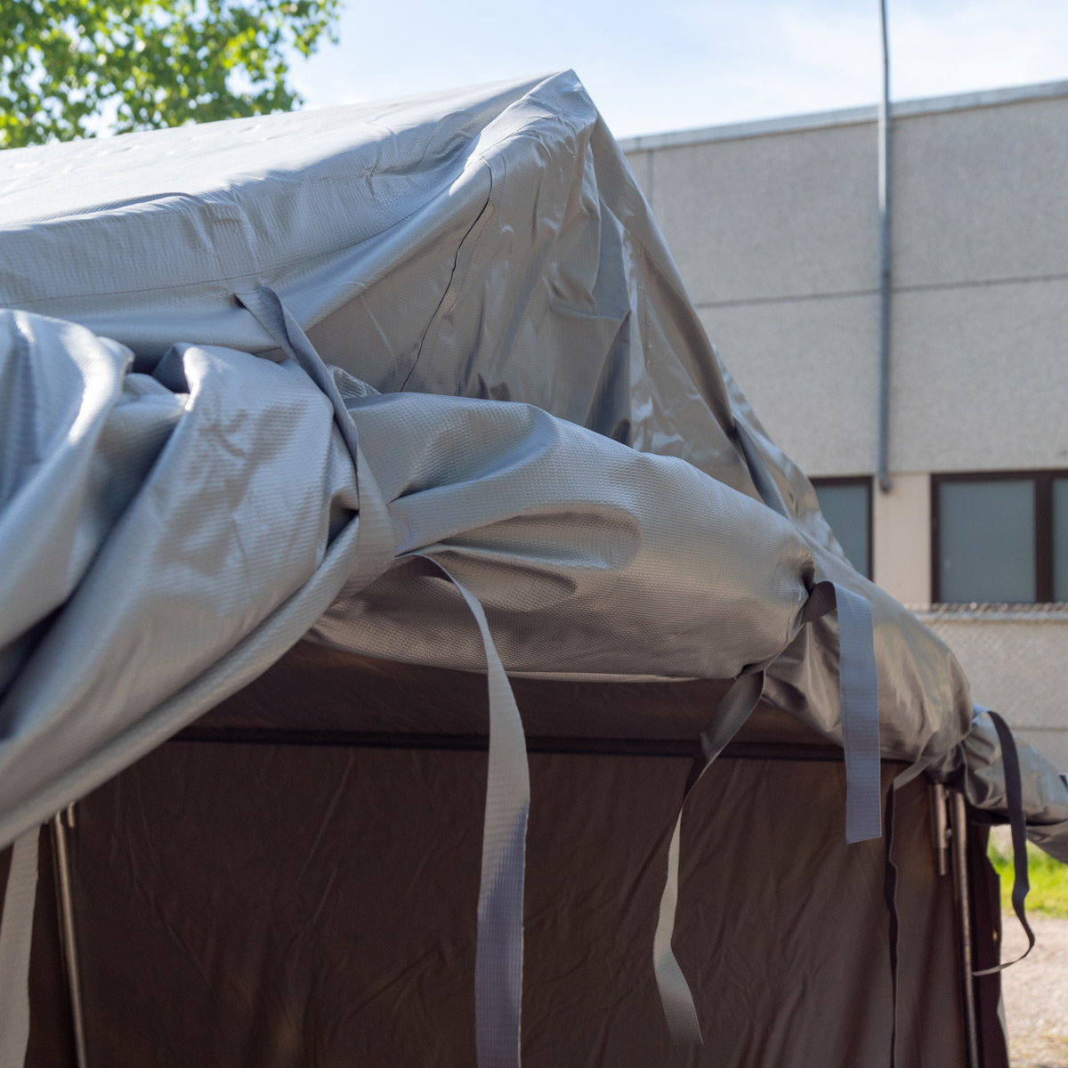 Fornorth Garagetält 3,4x7m, ljusgrått