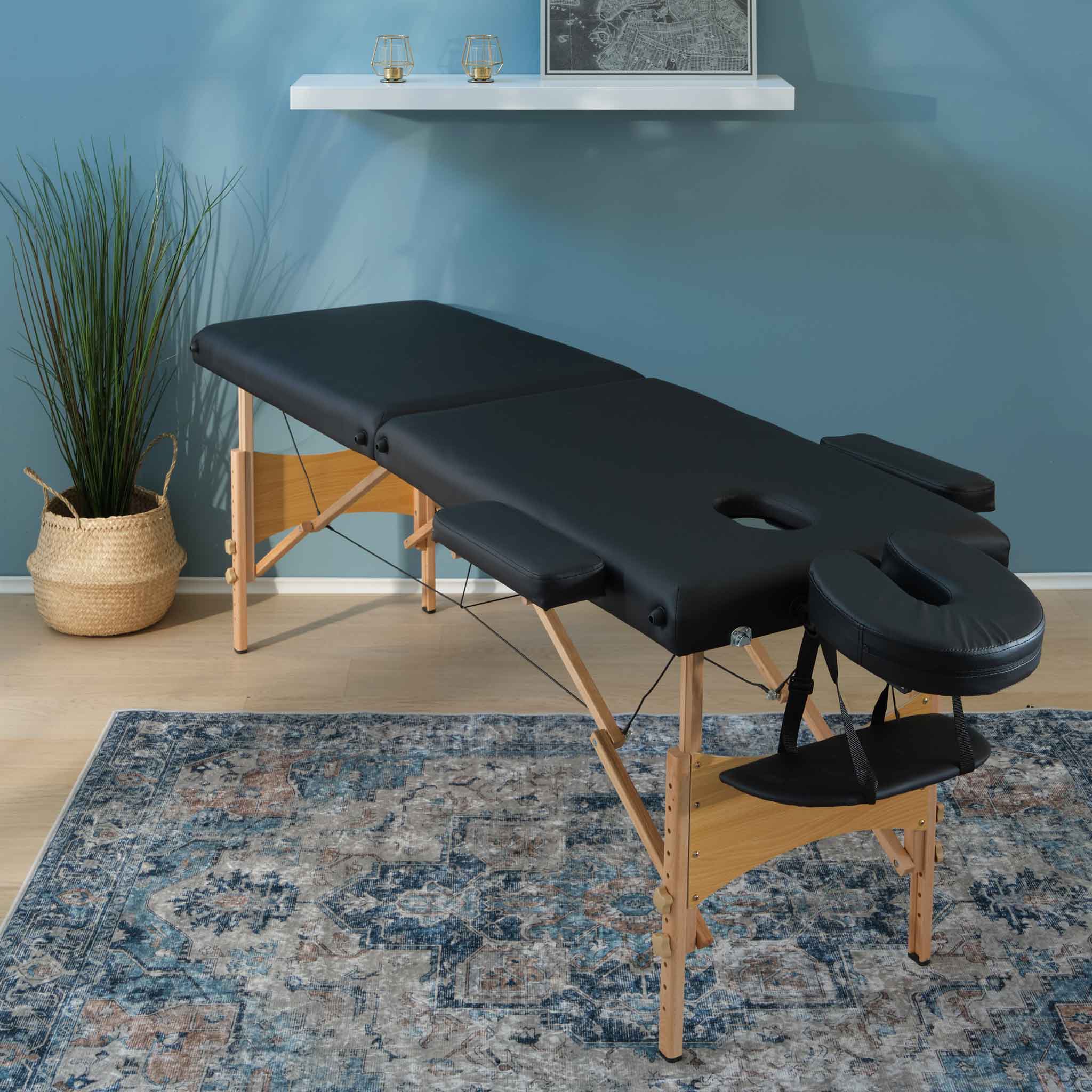 Table de massage React P200 , noir