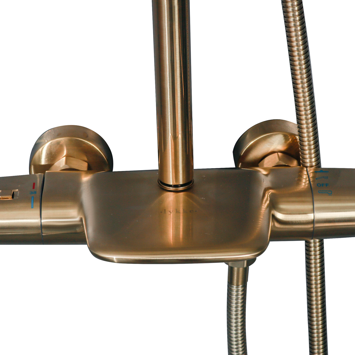 Lykke Duschsystem Deluxe, gold