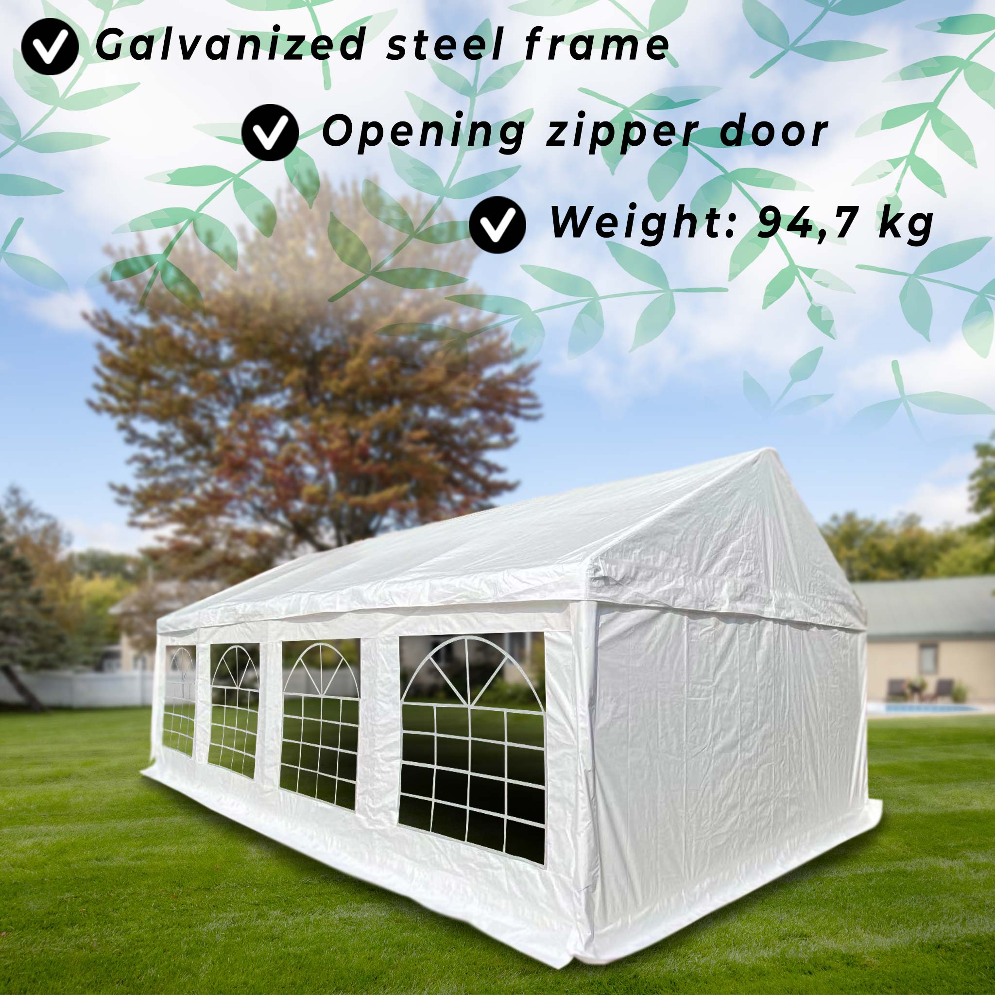 Lykke Marquee 4x8m Premium