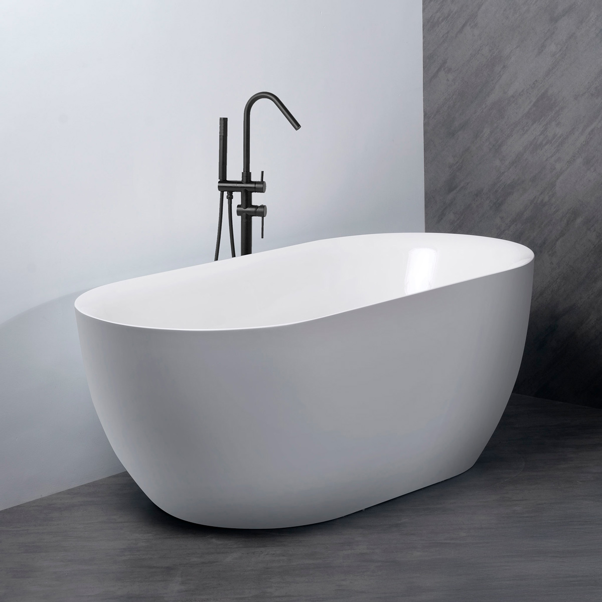 Lykke Badewanne Arctic Deluxe 1700x750x580mm, weiß