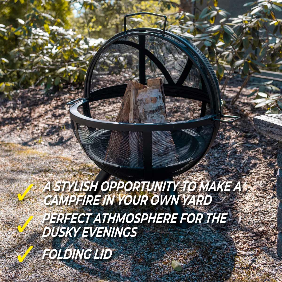 Limousin Firepit Ball 60cm