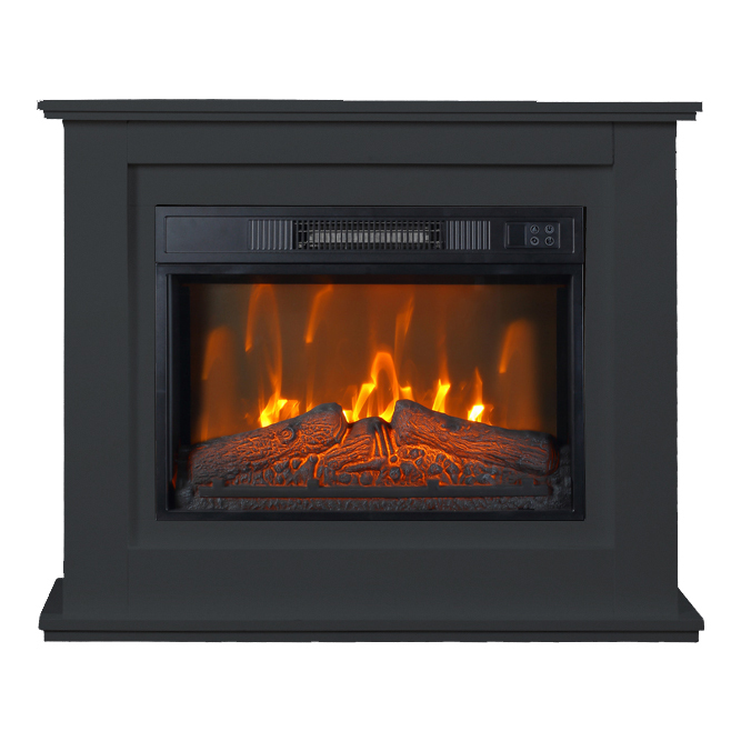 Lykke Electric Fireplace L, 2000W, Black