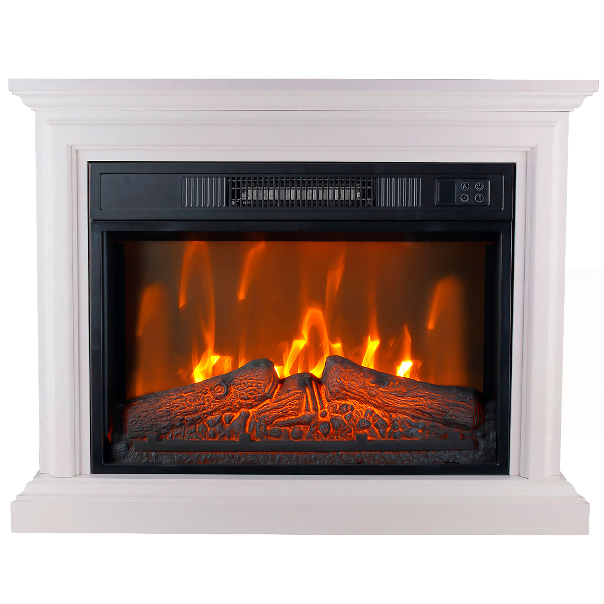 Lykke Electric fireplace M, 2000W, White