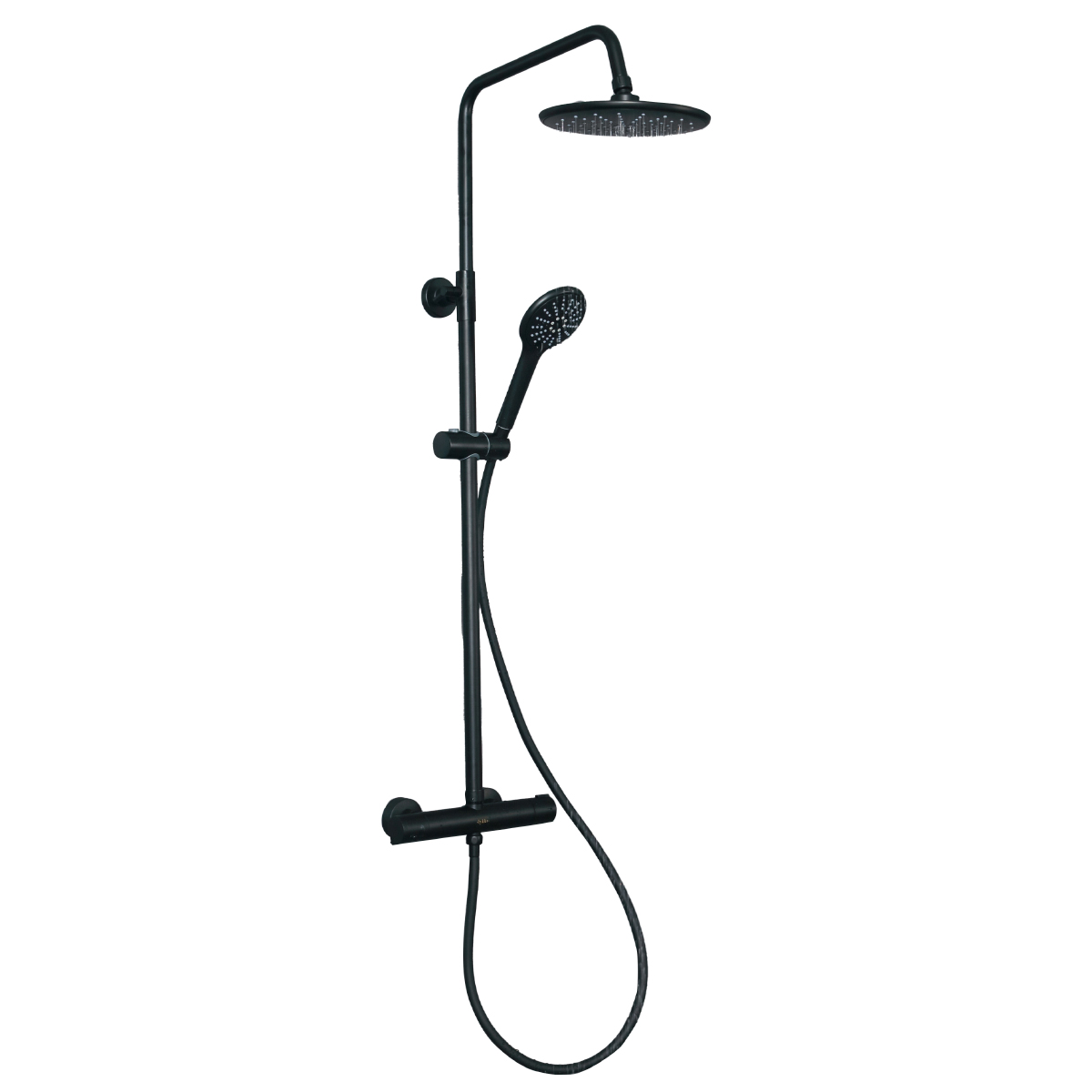 Lykke Duschsystem Comfort, schwarz