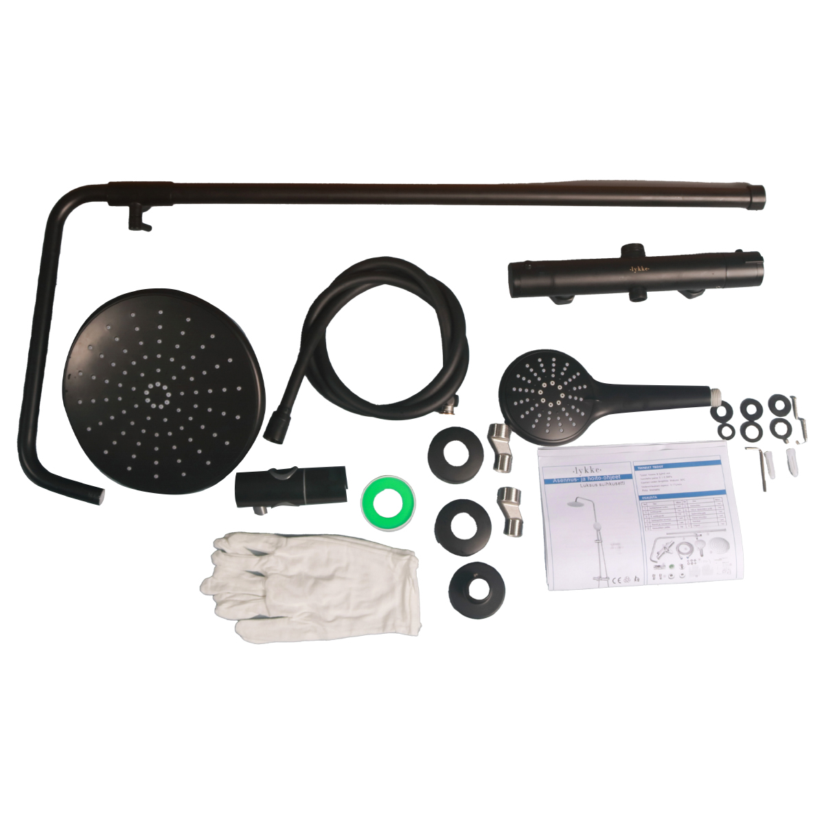 Lykke Ciel de Pluie Douche Comfort, noire