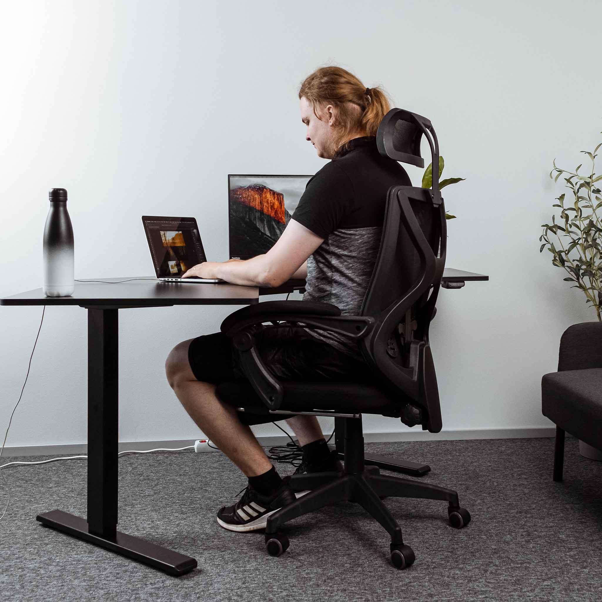Lykke biuro kėdė Office Pro, Juoda