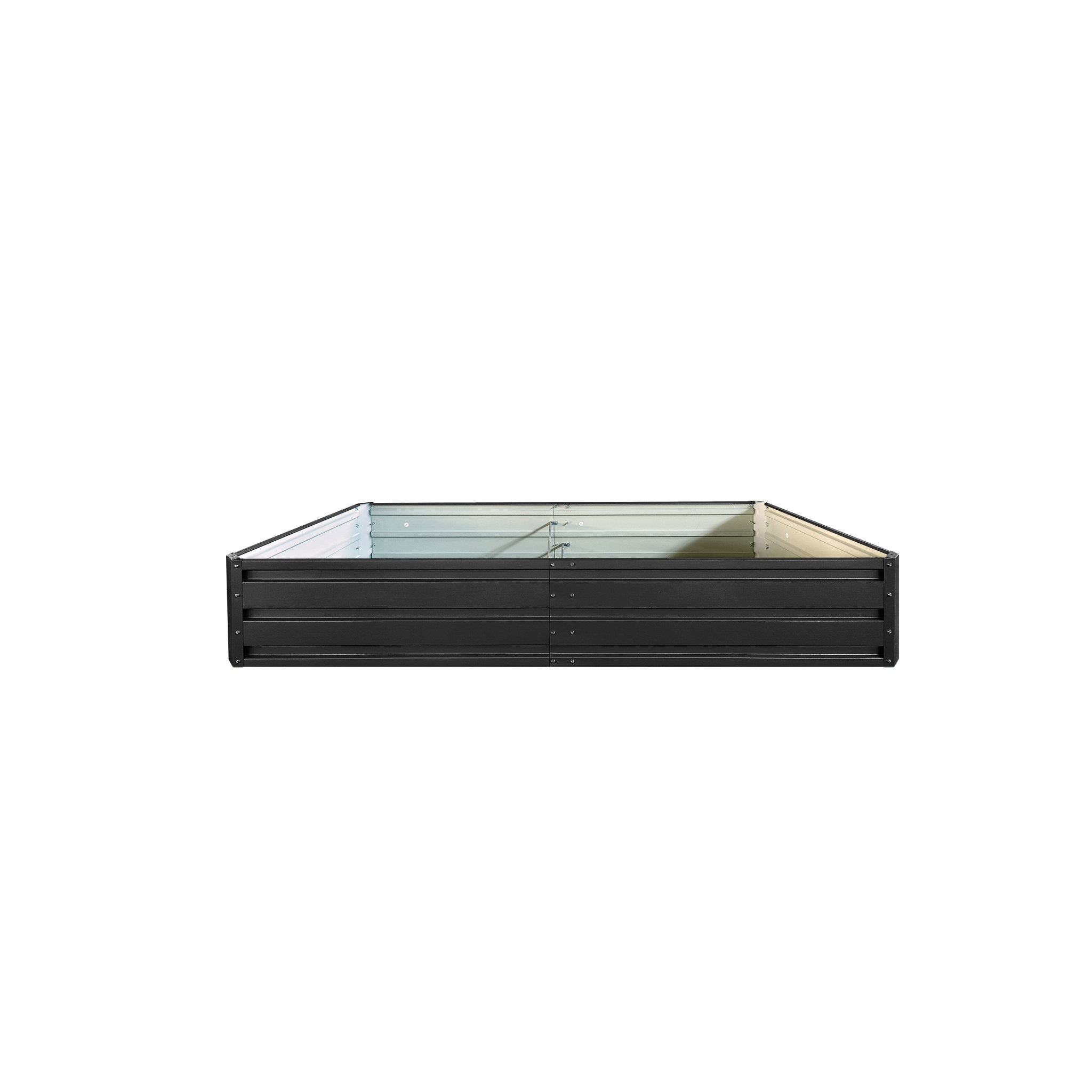 Lykke Paaugstinātā Dārza Dobes 120x60x56cm, Melna