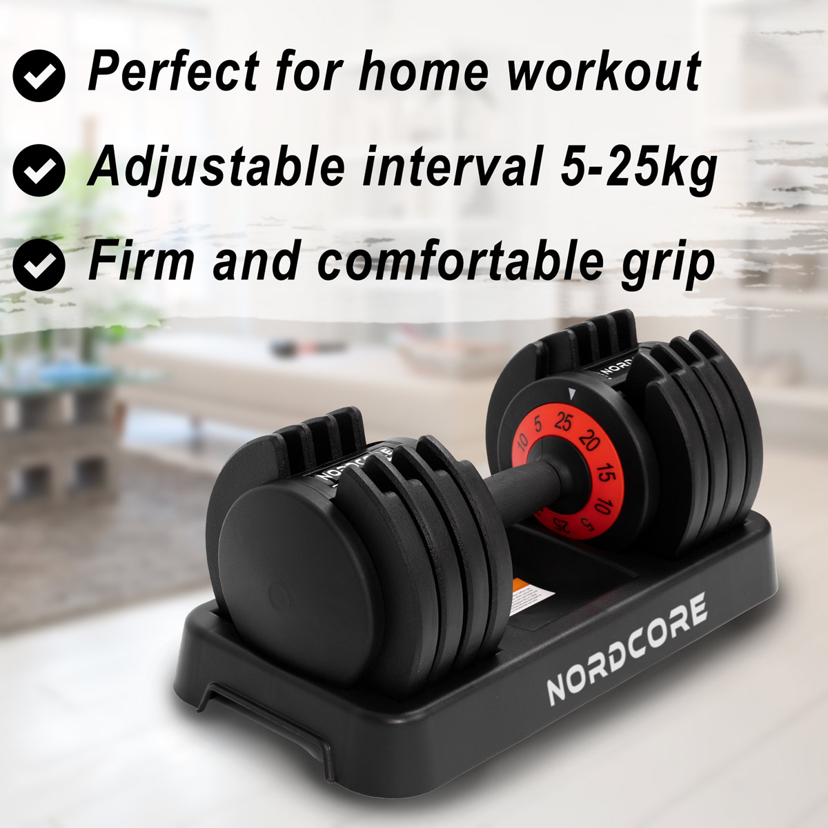 Nordcore Adjustable Dumbbell Core 25kg