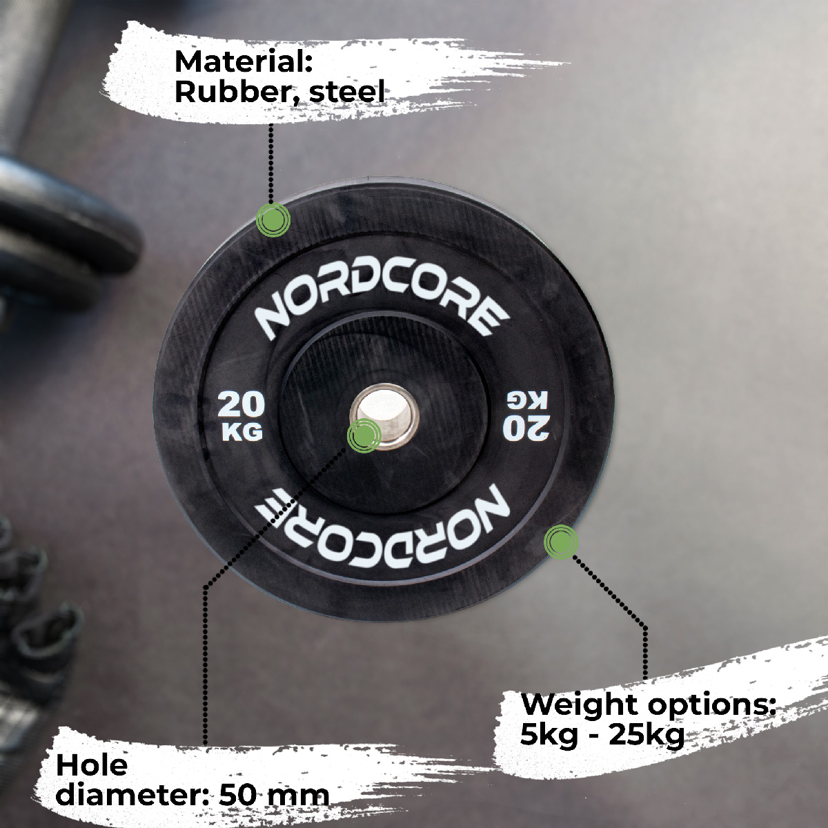 Nordcore Weight Plate Bumper Core