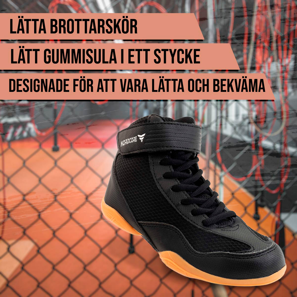 Nordcore Brottarskor Core för ungdomar