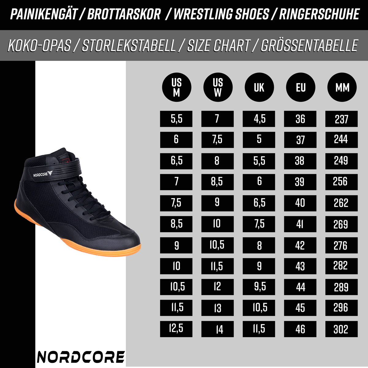 Nordcore Ringerschuhe Core