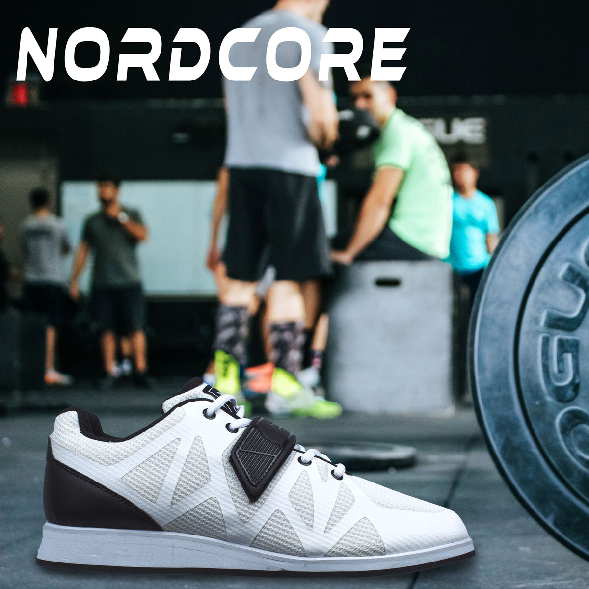 Nordcore lyftarskor Core, vit
