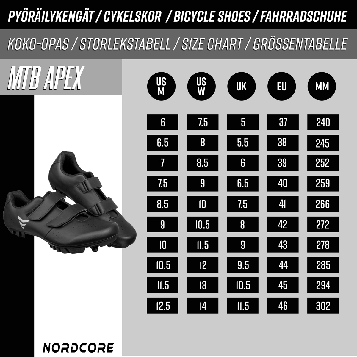 Core Cykelskor MTB Apex
