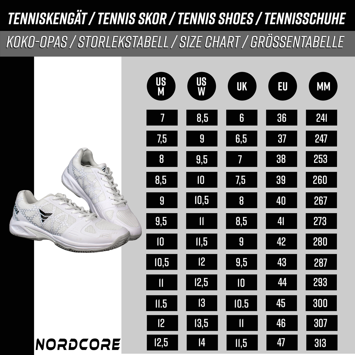 Core Tennis -och Padelskor Netpro